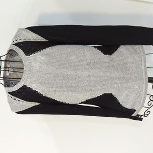 Designer knit women's sweater